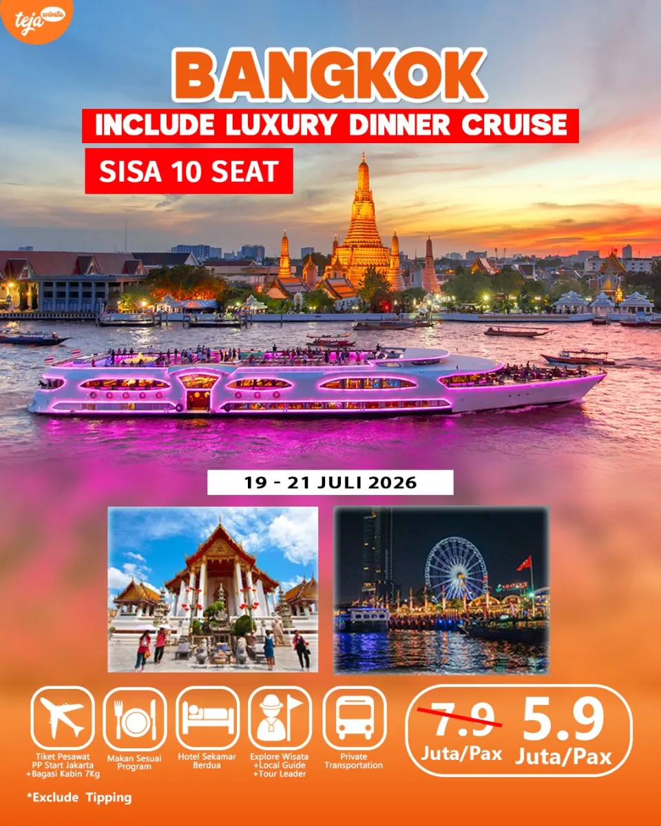 BANGKOK - PATTAYA INCLUDE LUXURY DINNER CRUISE