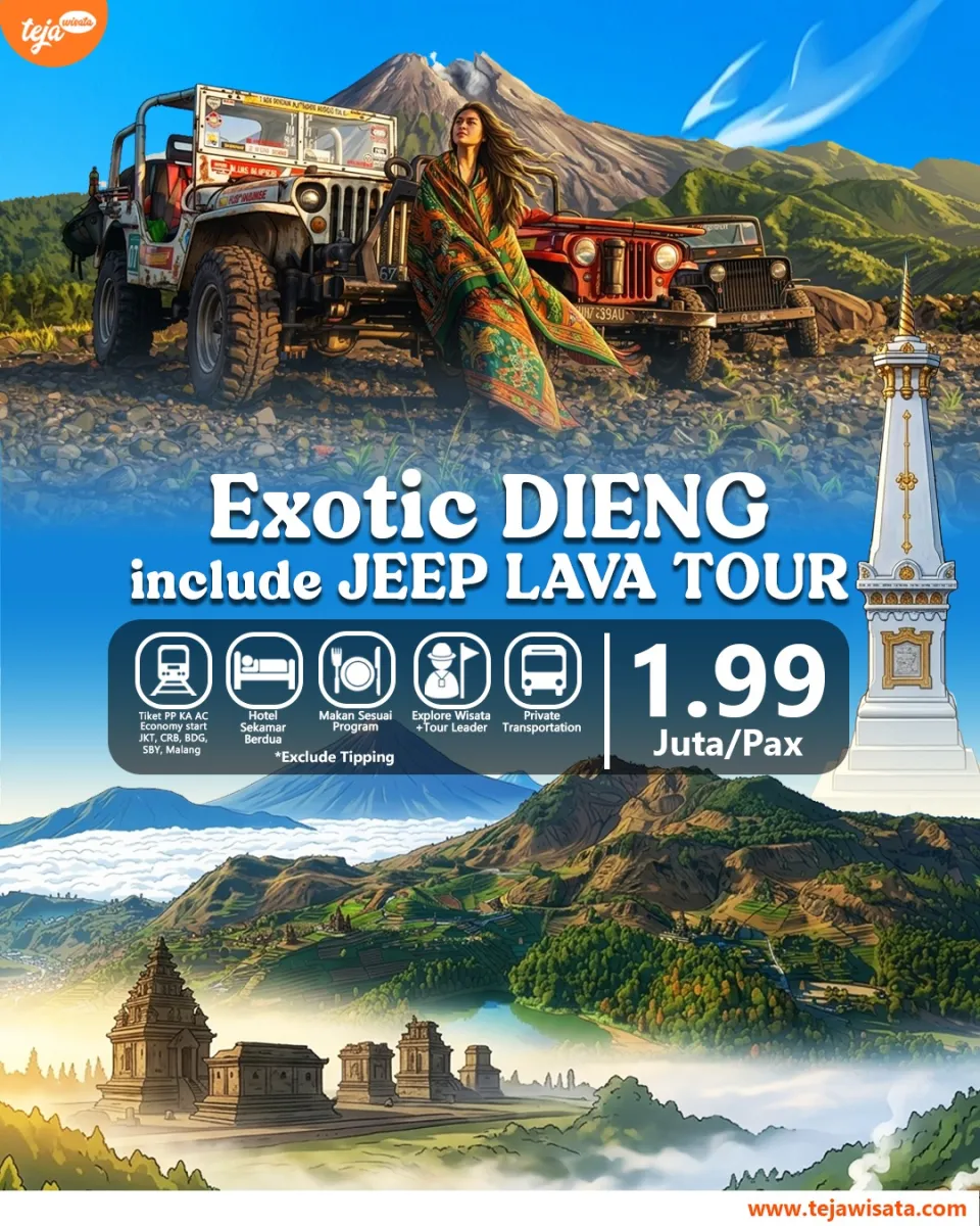 Exotic Dieng Include Jeep Lava Tour - Juli